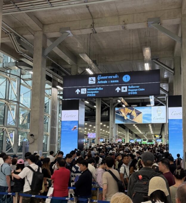 スワンナプーム空港が激混み…入国審査で2～3時間待ちになる場合も　